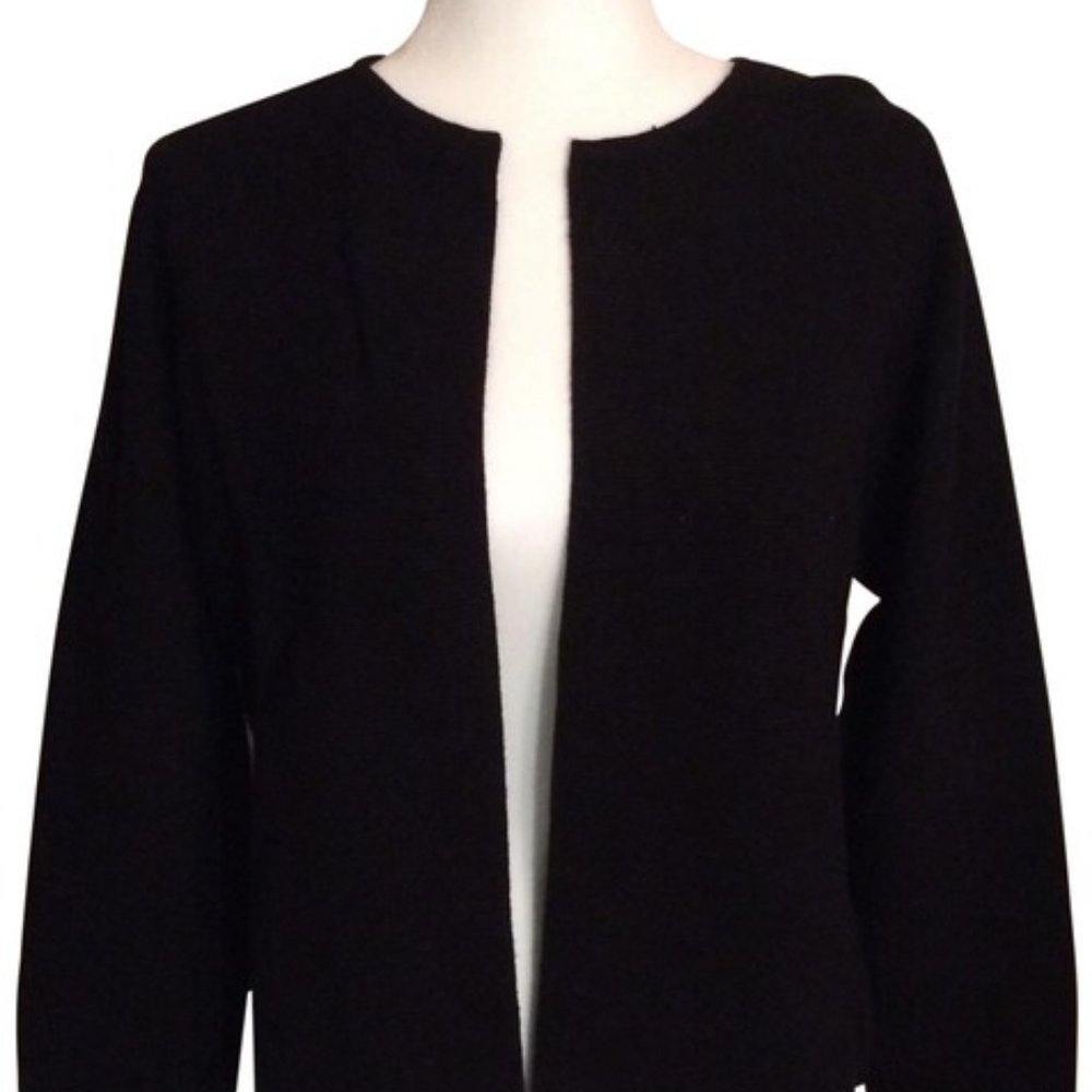 Open Front Cardigan Sweater slightly cropped
